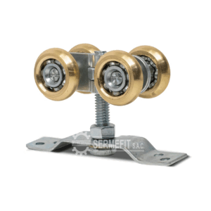 Garrucha de Bronce 4 Ruedas